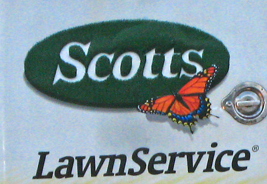 Scotts Lawn Service mutant butterfly