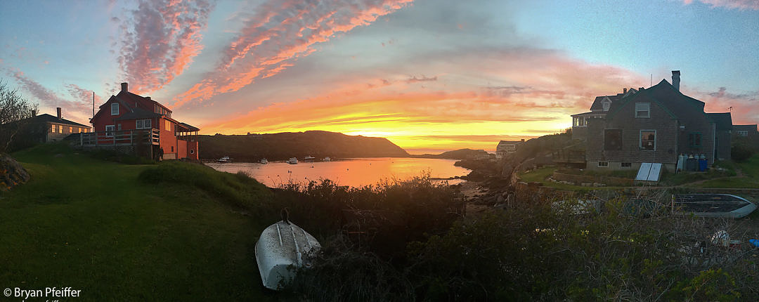 Monhegan Island Sunset - Maine