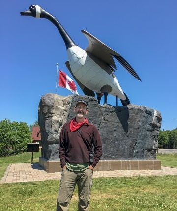 Yeah, that's the famed Wawa Goose, just north of Lake Superior Provincial Park